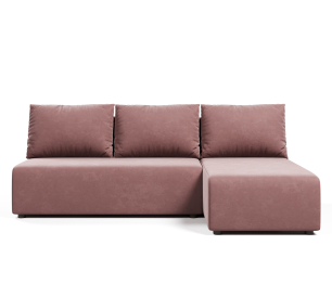 Угловой диван-кровать Каир (Комо, Крит), велюр