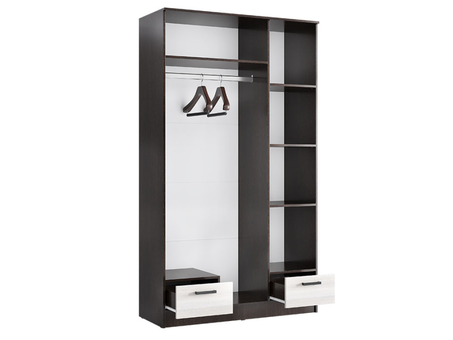 Для одежды, Распашной шкаф Адель 1,2м