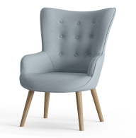 Кресло для отдыха, Кресло дизайнерское Шелли, рогожка