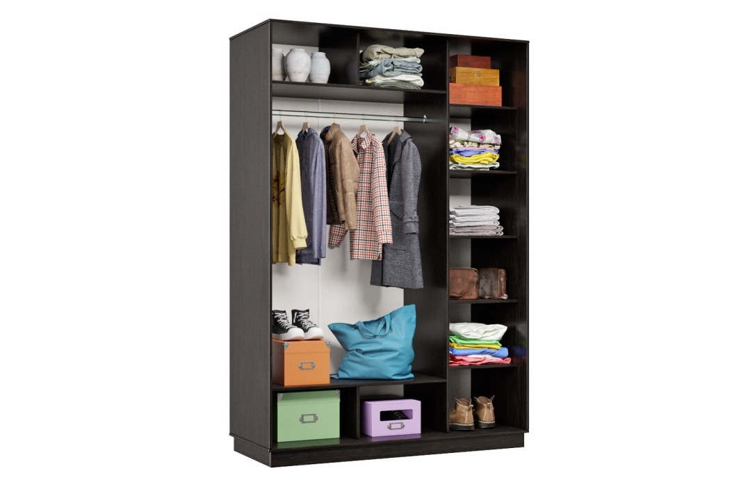 Шкафы-купе 2-х дверные, Шкаф-купе Премьер 12 (01РЧ;01РЧ) фасады ромб чёрный/двухдверный/Профиль чёрный муар