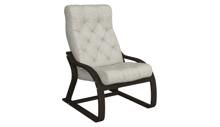 Кресло Салина Люкс Венге — белый