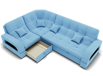 Модульный диван Майами-3,микровелюр,антивандальная ткань,венеция