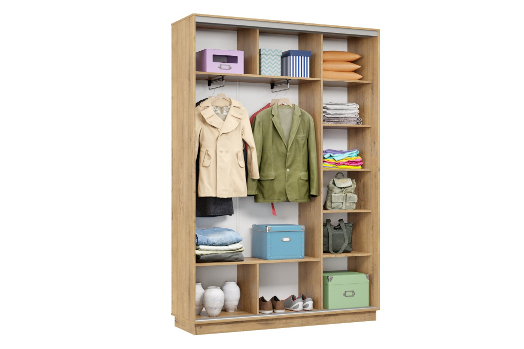 Шкафы-купе, Шкаф-купе Премьер Лайт 11 (08;08) двухдверный