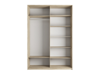 Шкаф-купе Прайм 2-х дверный ДСП/Стекло хаки/Доводчики 120х57х230