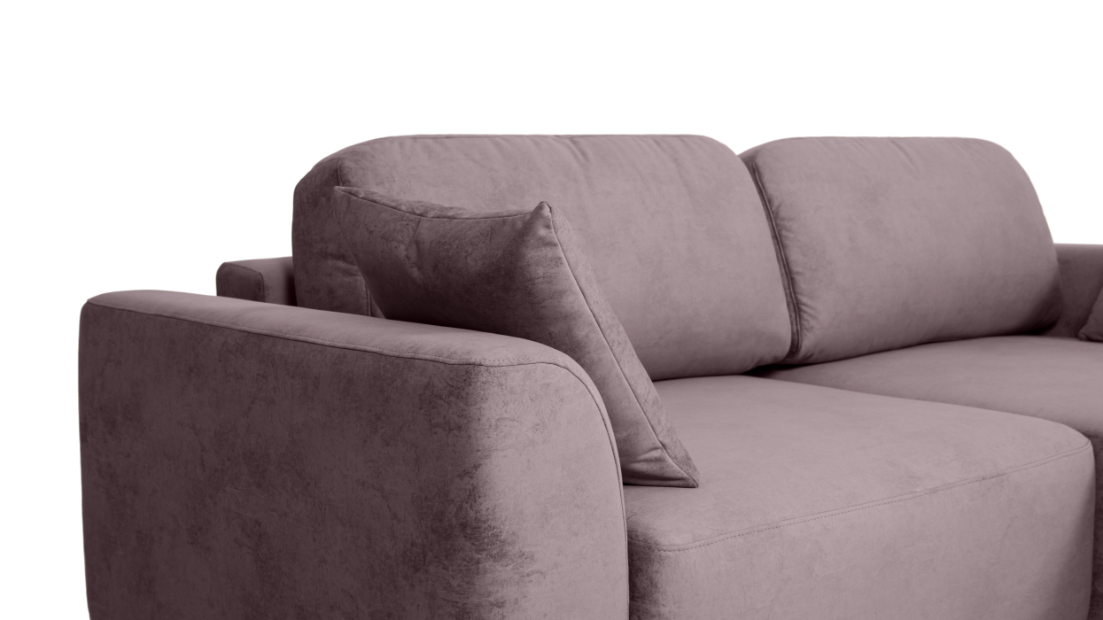 Диваны угловые в гостиную, Диван угловой Trump mini, велюр