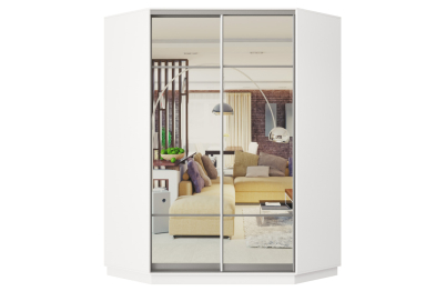 Шкаф-купе Премьер Лайт 71 угловой (11;11) двухдверный