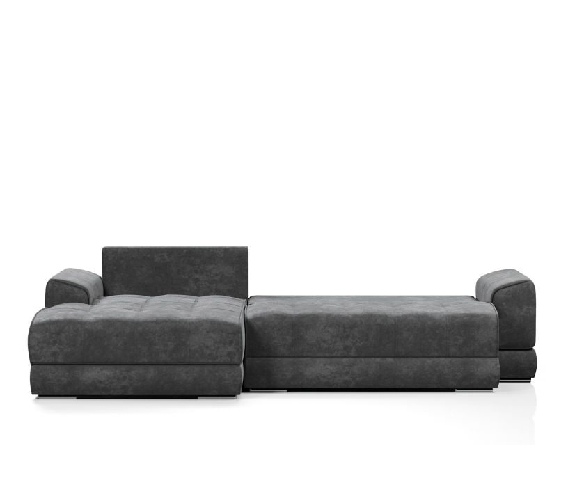 Диваны угловые в гостиную, Диван-кровать угловой еврокнижка Модерн Nordkisa,велюр